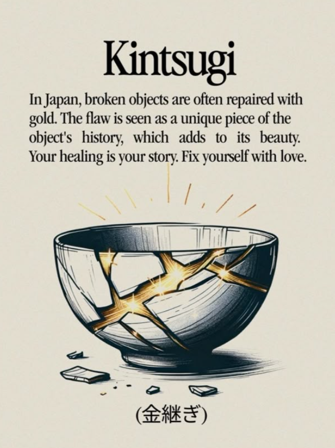 Healing IS life - Kintsugi 金継ぎ